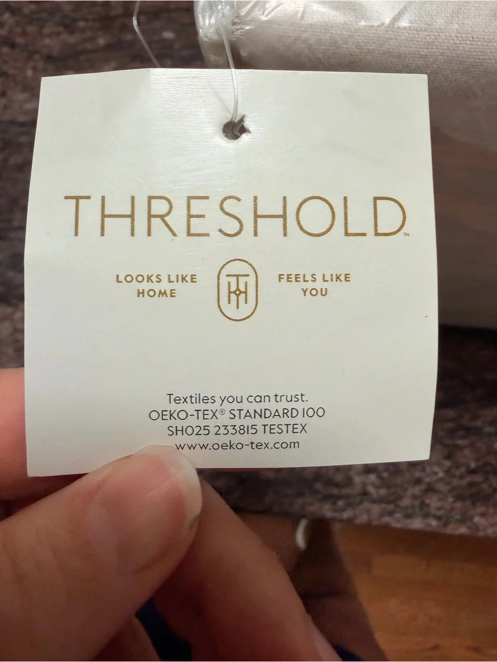 Threshold Cream/Khaki Cotton full/queen Duvet Cover Set